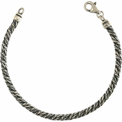 InfinitySilver Stříbrný oxidovaný náramek FOXTWB 1 1740400B19