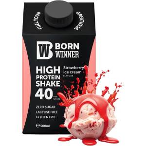 Born Winner протеинов шейк ягодов сладолед