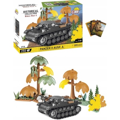 Cobi 2718 World War II Ľahký tank PANZER II AUSF. A