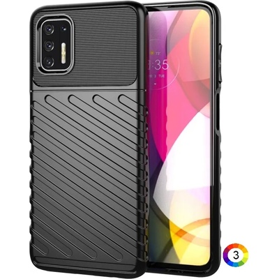 Motorola Moto G Stylus(2021) Удароустойчив Twill Texture Калъф и Протектор