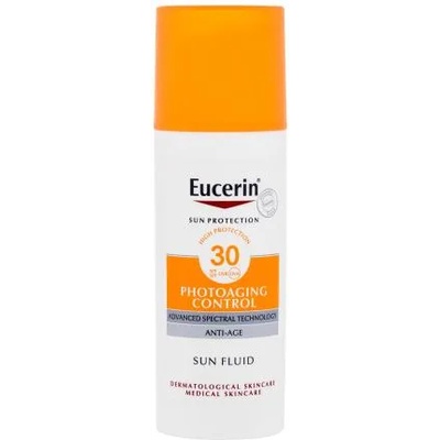 Eucerin Sun Protection Photoaging Control Face Sun Fluid SPF30 слънцезащитна емулсия за лице против бръчки 50 ml за жени