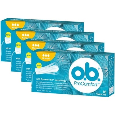 o.b. ProComfort Normal tampony 4 x 16 ks