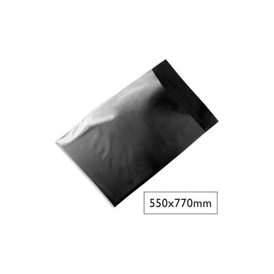 Obálka bezpečnostná kuriérska 550x700mm, čierna (bal=100ks)