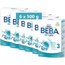 Dojčenské mlieka BEBA 3 OptiPro 6 x 500 g