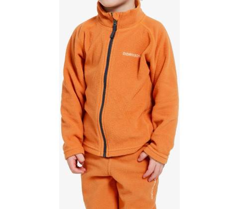 Didriksons Monte Full Zip orange jam