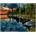Norimpex - Puzzle Diamant painting: Forest by the lake 30x40cm - 1 - 39 piese