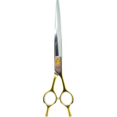 Tauro Pro Line Nůžky Janita Plunge zahnuté zlaté 19 cm