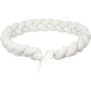 Bimbidreams Обиколник плитка за кошара Bimbidreams - Texture, 230 cm, White (8435629206434) - baby