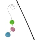 Karlie Škádlítko se třemi chlupatými míčky, rolničkou a catnipem 50cm