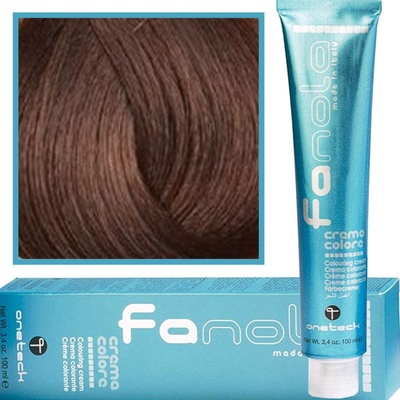 Fanola Crema Colore barva na vlasy poskytuje ochranu a dlouhotrvající účinek 6.03 100 ml