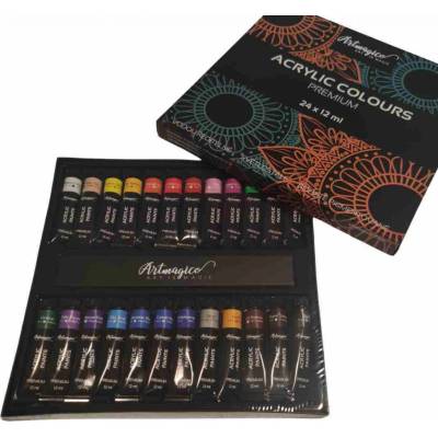 Artmagico akrylové barvy 12 ml x 24 ks – Zboží Dáma