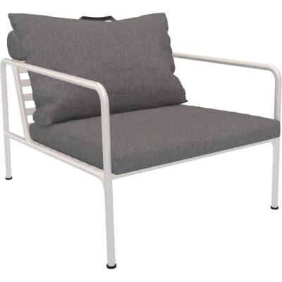 HOUE Avon Šedé čalouněné zahradní křeslo