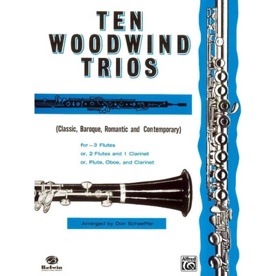 Ten Woodwind Trios / deset skladeb pro tři dřevěné dechové nástroje