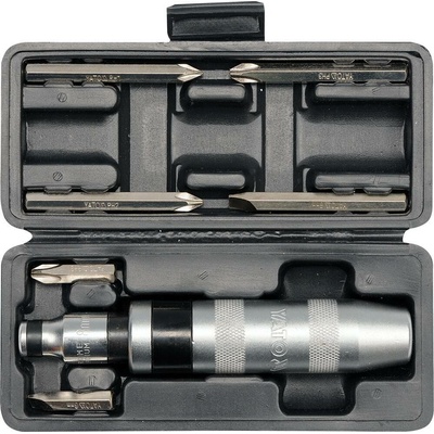 YATO YT-2802 Šroubovák úderový kovový s příslušenstvím 7 ks box