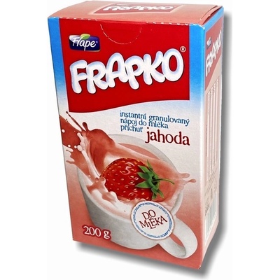 Frapko Instantní Granulovaný Nápoj Do Mléka Jahoda 200 g