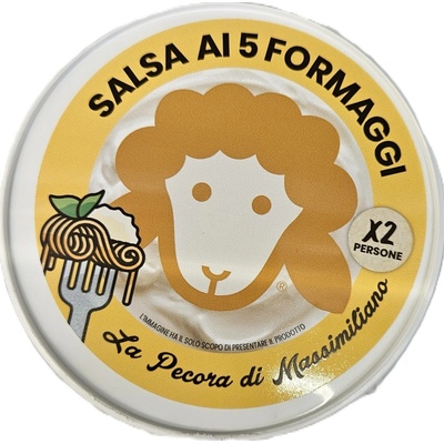 La pecora di massimiliano roztíratelný sýr pecorino 5 sýrů 125 g