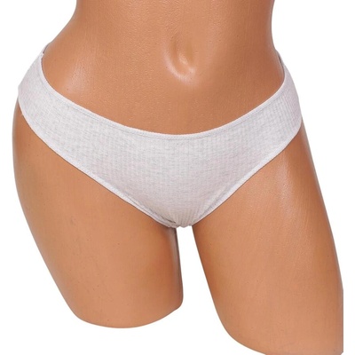 Памучна светлосива прашка с рипсен ефект