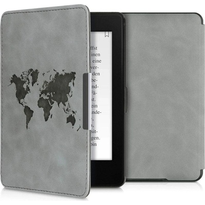 KW Mobile Travel Outline KW4974705 púzdro pre Amazon Kindle Paperwhite 1/2/3 4063004238615 šedé