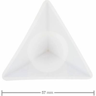 Manumi Silikónová forma na odlievanie kreatívnej hmoty pyramída 57x57x67mm - 1 ks