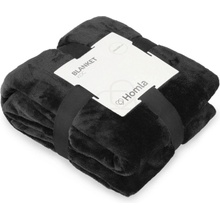 Homla Červená čierna deka 150x200