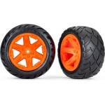 Traxxas колело 2.8", джанта RXT оранжев, гума Anaconda (2WD задни) (2)