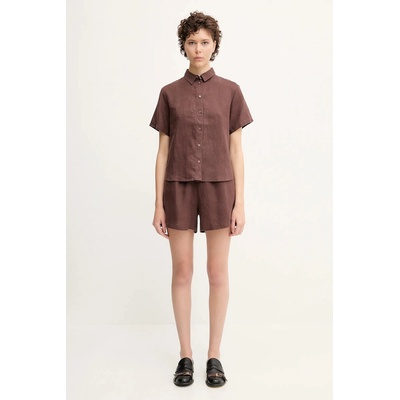 Samsoe Samsoe Ленен къс панталон Samsoe Samsoe MAREN (F23900001)
