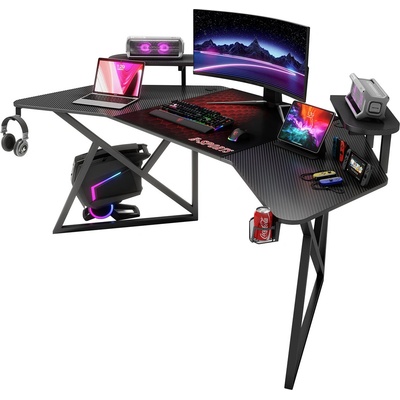 Геймърско бюро No brand D2204, 5 в 1, Черен - 74005 (74005)