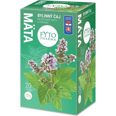 Fytopharma čaj Mätový 20 x 1 g