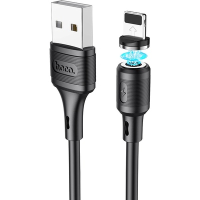 Hoco X52 Magnetický USB-A/Lightning pro iPhone a iPad, černý