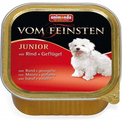 Animonda Vom Feinsten Junior Dog hovězí a drůbeží 4 x 150 g