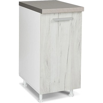 Matis Кухненски шкаф долен с една врата in d40 k снежен дъб