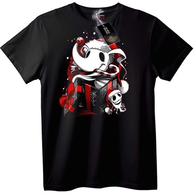 NOONEBRAND Коледна тениска Jack Skellington Подарък - XL, White