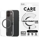 Panzer Гръб CARE by PanzerGlass за iPhone 16, Flagship Case Urban Combat w. Black MagSafe
