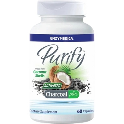 Enzymedica Purify Activated Charcoal Plus [60 капсули]