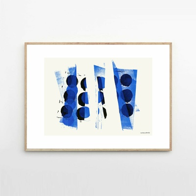 Moikka Plagát Bleu à part 02 by Nomen Studio 50x70