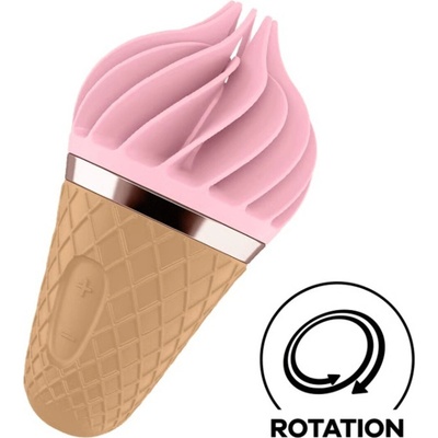 Satisfyer Sweet Treat ružový-hnedý