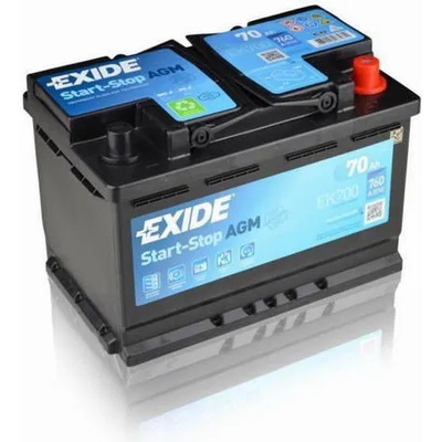 Exide Start-Stop AGM 70Ah 760A right+ EK700
