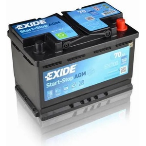 Exide Start-Stop AGM 70Ah 760A right+ EK700