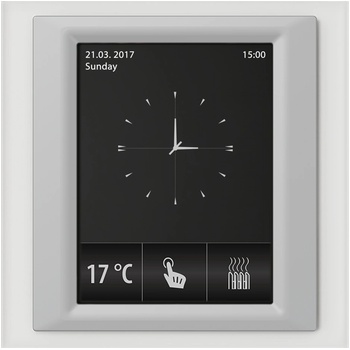 ELKO EP RF Touch-W Сензорно устройство за управление Стъкло Алуминий-Металик Слонова кост (RFTW-AGL-BAL-CIV)