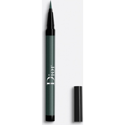 Dior Dior show On Stage Liner tekuté očné linky v pere vodeodolné 386 Pearly Emerald 0,55 ml