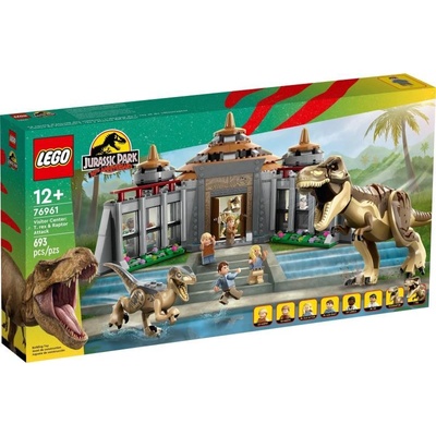 LEGO® Jurassic World - Visitor Center: T. rex & Raptor Attack (76961)