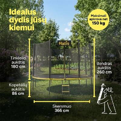 HATIS 366 cm + žebřík