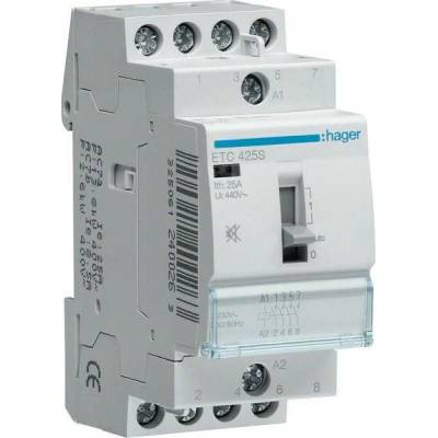 HAGER Stykač ETC425S 4S 25A 230VAC ETC425S