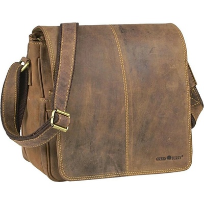 GreenBurry Unisex kožená taška cez rameno