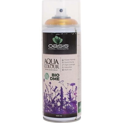 FloraLife Aqua Color spray 400 ml zlatý metal