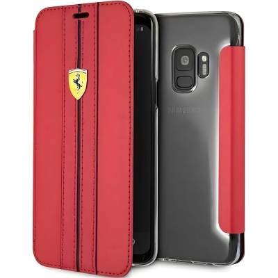 Ferrari Калъф тип книга Ferrari Urban Book за Samsung Galaxy S9 - Червен KP38109