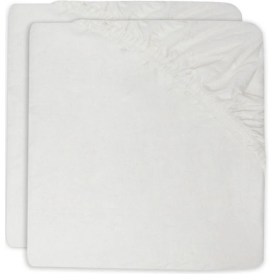 Jollein Prostěradlo napínací Ivory 40/50x80/90 2 ks