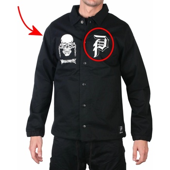 PRIMITIVE мъжко яке PRIMITIVE x MEGADETH - Rattlehead - Black - ПОВРЕДЕНО - MY1388