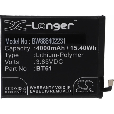 VHBW Батерия за Acer Liquid Z6 Plus, 4000 mAh (888402231)