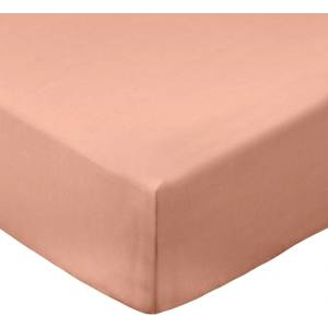 Bianca Теракотен еластичен чаршаф от памук перкал 90x190 cm Cotton Percale - Bianca (BD/52521/R/SFDX/CLA)